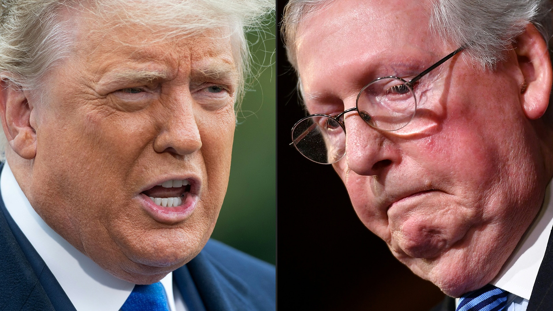 Senate Minority Leader Mitch McConnell Gives One-Word Response to Donald Trump Calling His Wife 'Crazy'